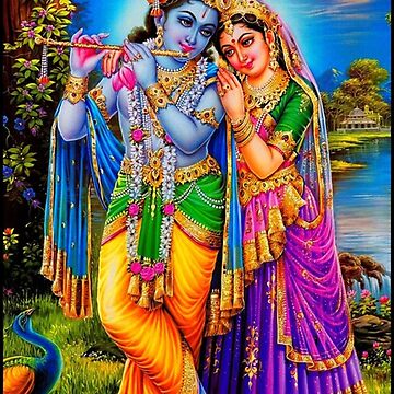 Artwork thumbnail, Radha Krishna poster by felipegrant