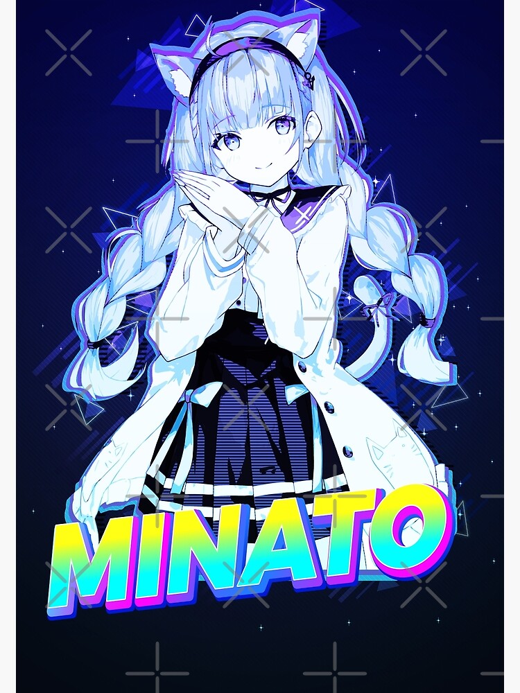 "Minato Aqua | Hololive Vtuber" Poster For Sale By WaifuFury | Redbubble