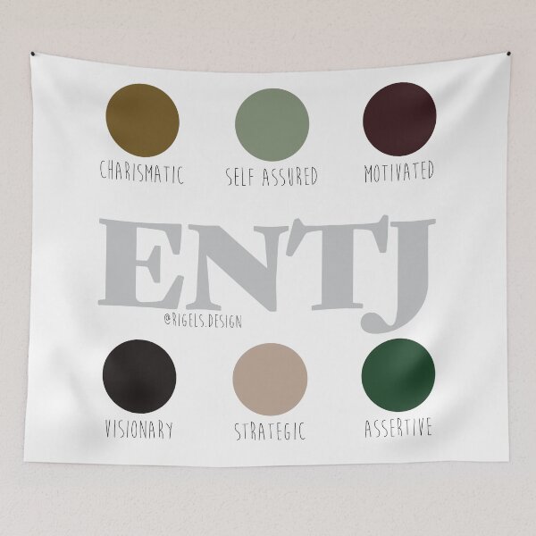 Item preview, ENTJ MBTI - The Commander designed and sold by Rigel Bergonio.
