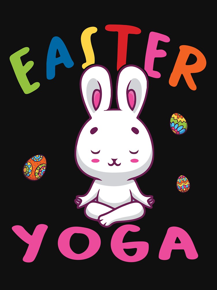 Easter Yoga Bunny Funny Easter Eggs Hunt Squad Bunny Lover Yoga Happy Easter  Day Sticker for Sale by PatickCa