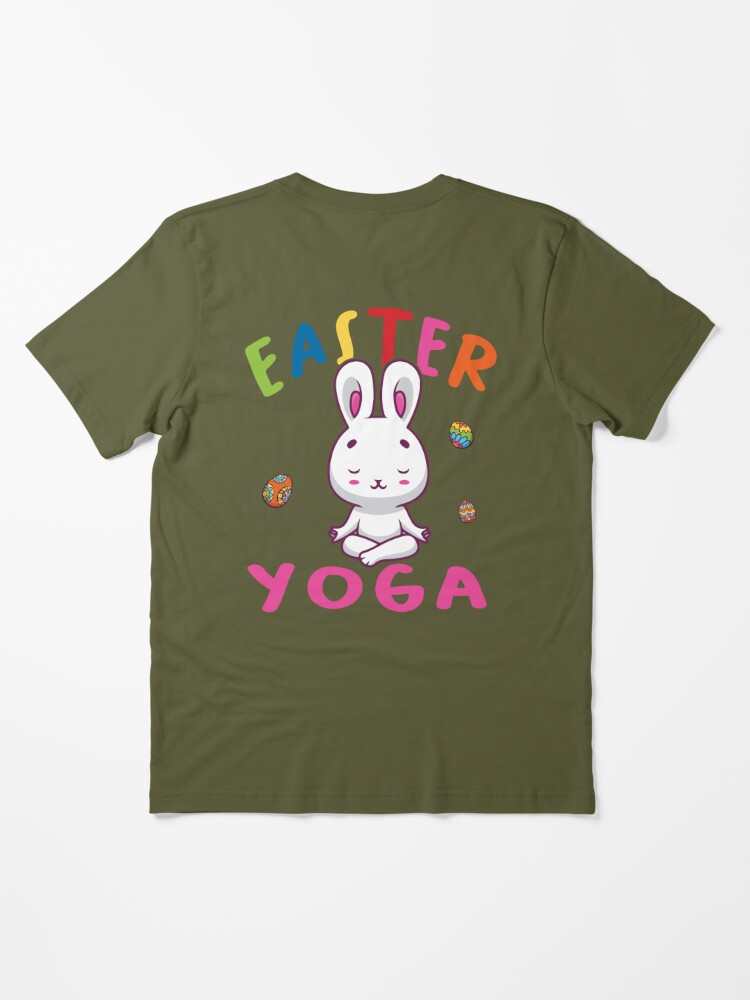 Easter Yoga Bunny Funny Easter Eggs Hunt Squad Bunny Lover Yoga Happy Easter  Day Essential T-Shirt for Sale by PatickCa