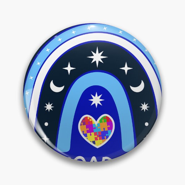 Item preview, In April We Wear Blue Autism Awareness rainbow puzzle designed and sold by T-landa.