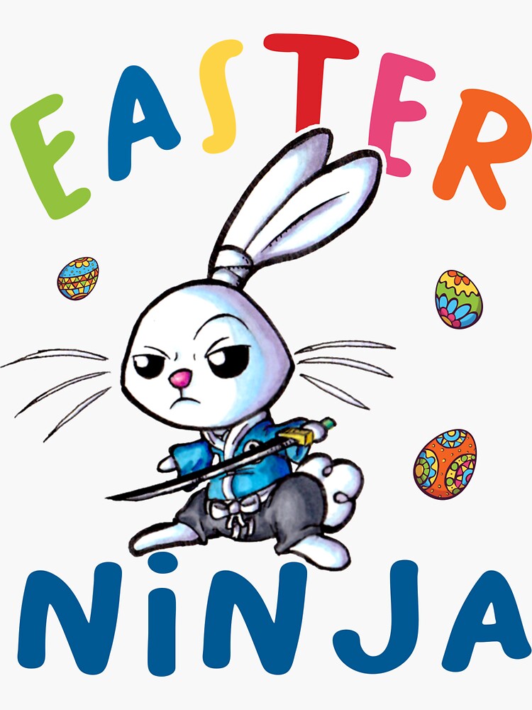 Cute Easter Egg Hunt Easter Bunny Ninja T-Shirt Cute Easter Egg Hunt Easter Bunny Ninja T-Shirt