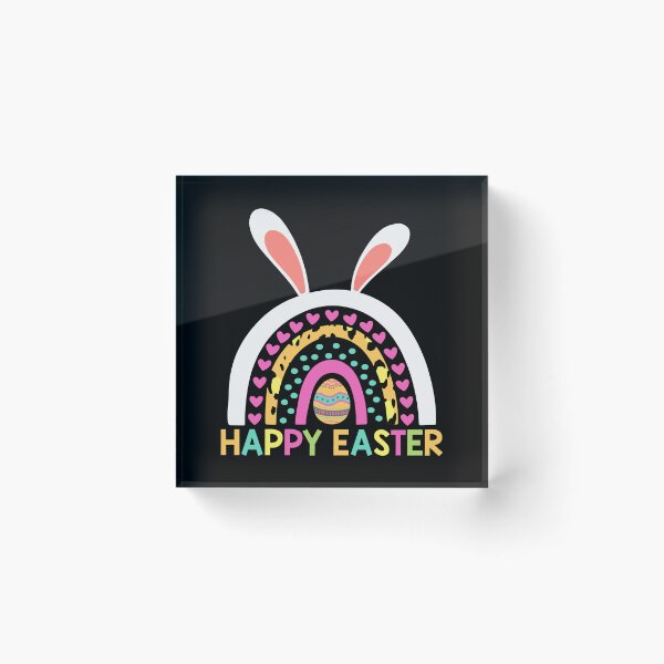 Item preview, Happy Easter Day Rainbow Leopard Cute Easter Bunny designed and sold by Urlan.