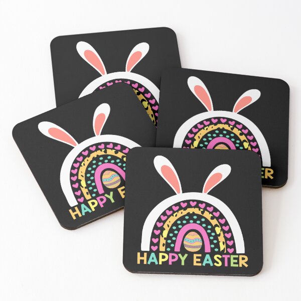 Item preview, Happy Easter Day Rainbow Leopard Cute Easter Bunny designed and sold by Urlan.