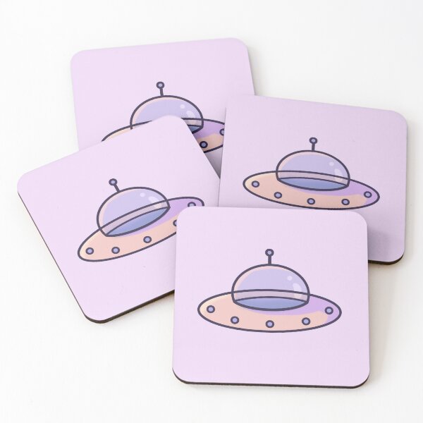 Item preview, Aesthetic Alien Spaceship / UFO / Flying Saucer designed and sold by DreamiCloud.