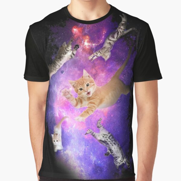 kittens in space t shirt