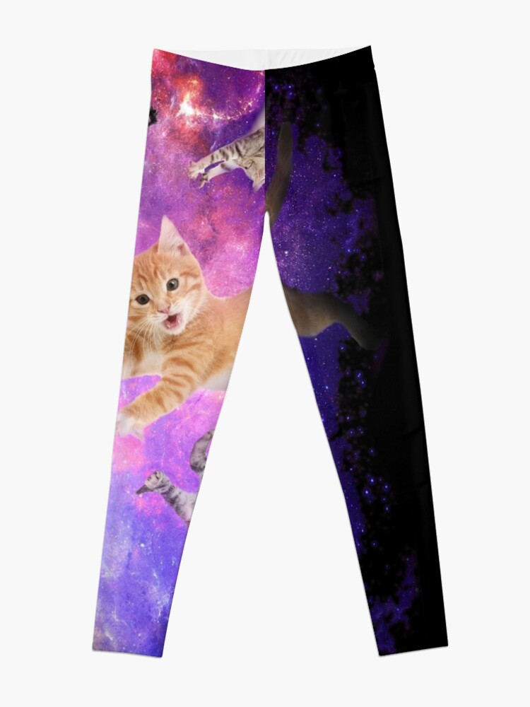 Kittens in Space! Inter-cat-lactic! Leggings for Sale by