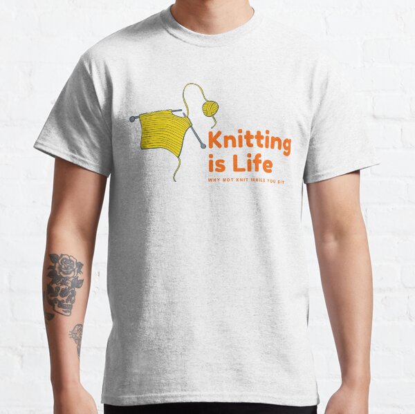 Item preview, Knitting is Life designed and sold by SAVV-Y.