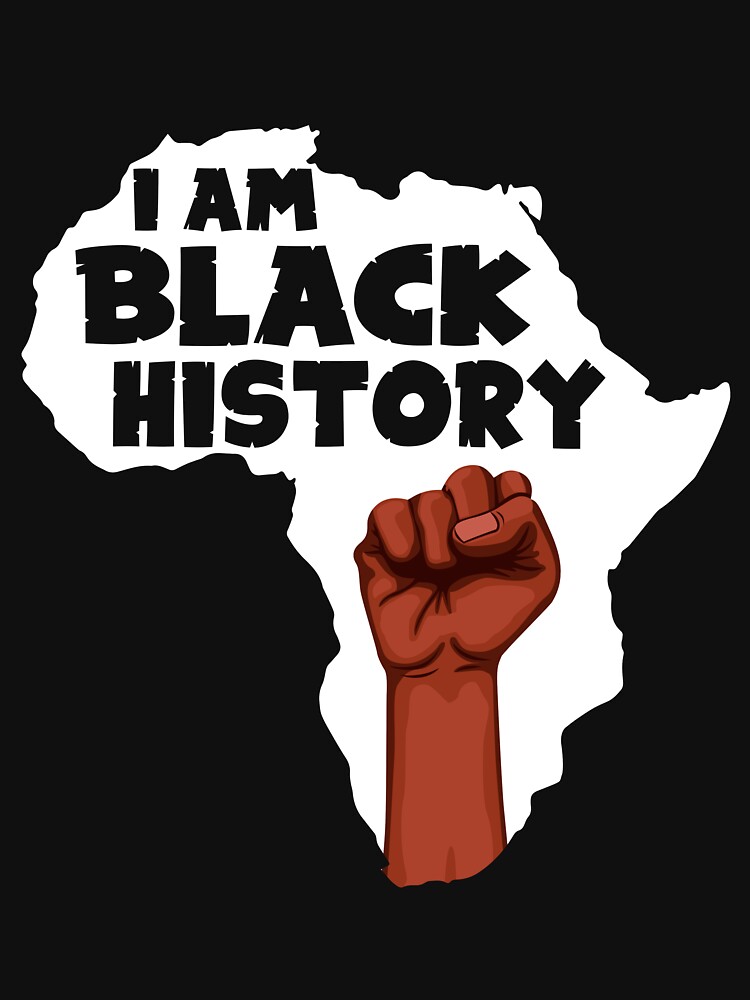 I Am Black History Power First Black History Month And Pride T Shirt