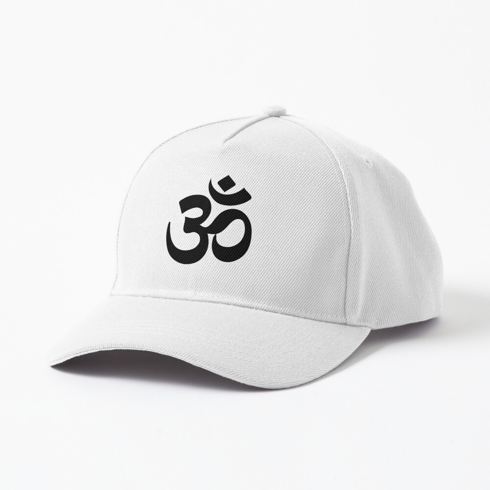 Ohm Om Symbol (black with white outline)