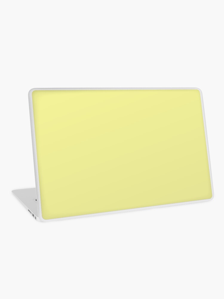 Pastel yellow shop macbook case