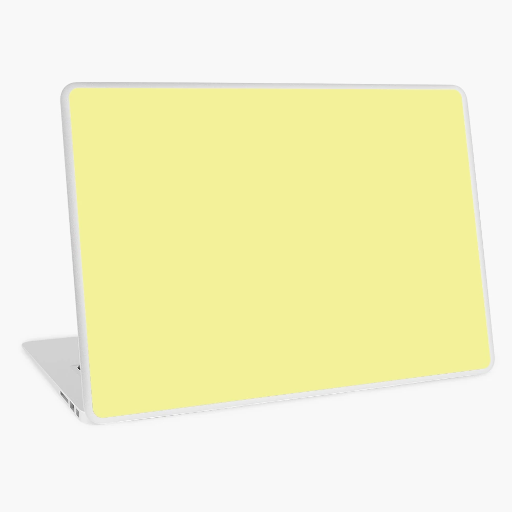 Pastel yellow laptop case best sale