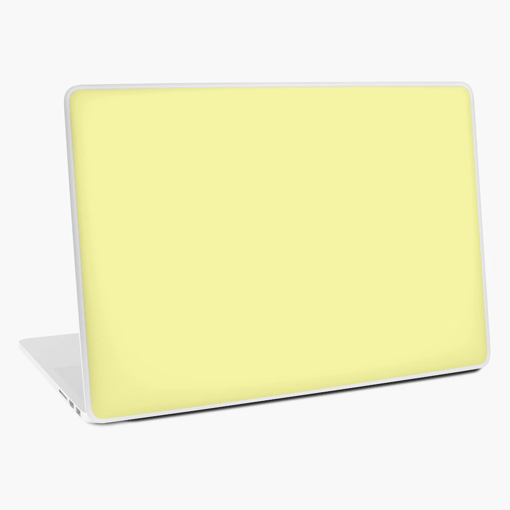 Pastel yellow 2024 macbook pro case