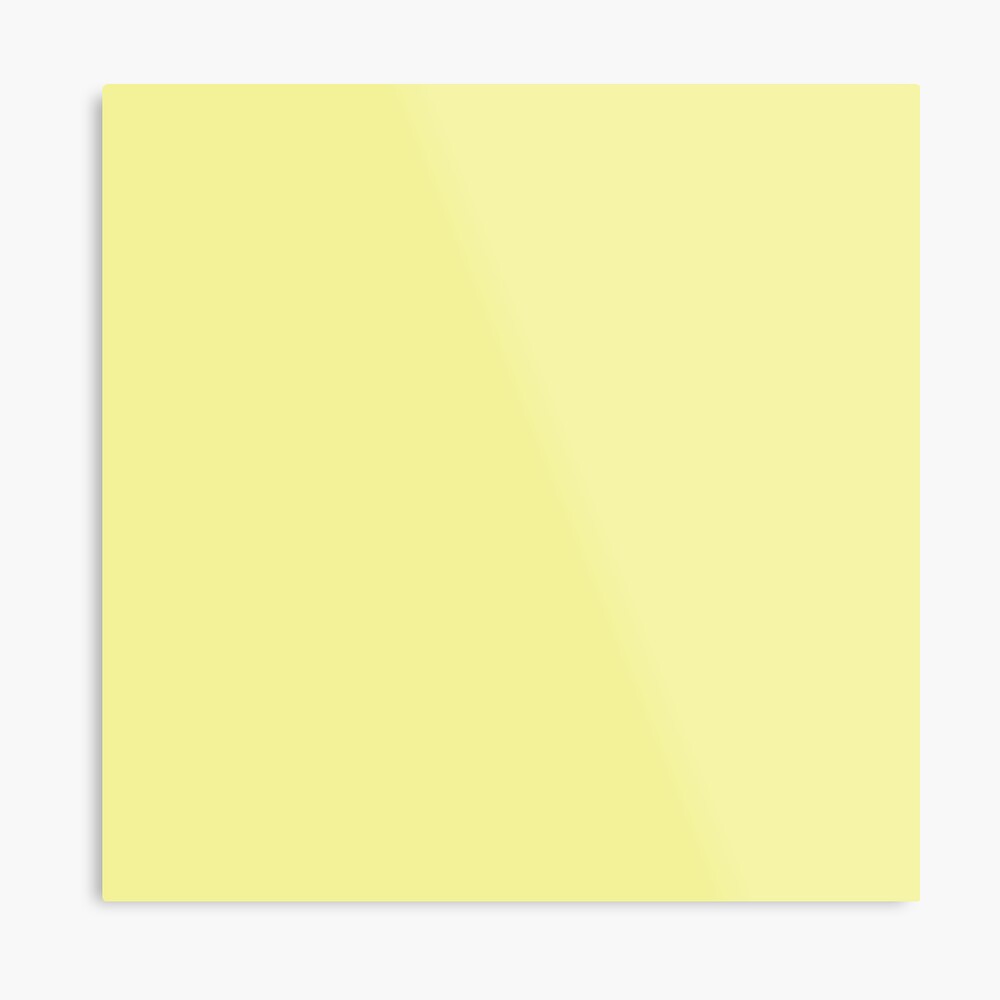 Pastel Yellow Solid Color Journal