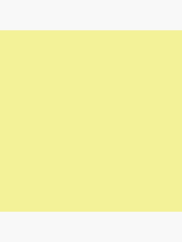 Lámina rígida «Pastel amarillo / amarillo pastel color sólido» de  patternplaten | Redbubble