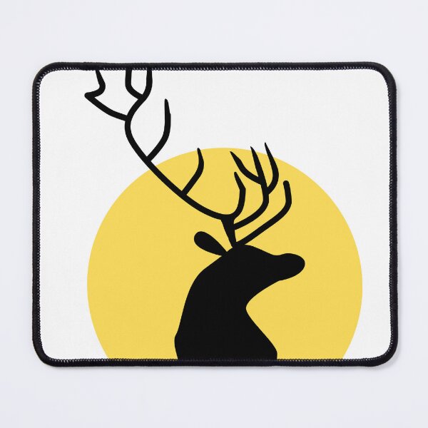Item preview, black deer head designed and sold by Massakar.