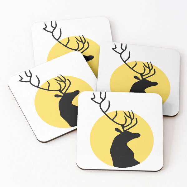 Item preview, black deer head designed and sold by Massakar.