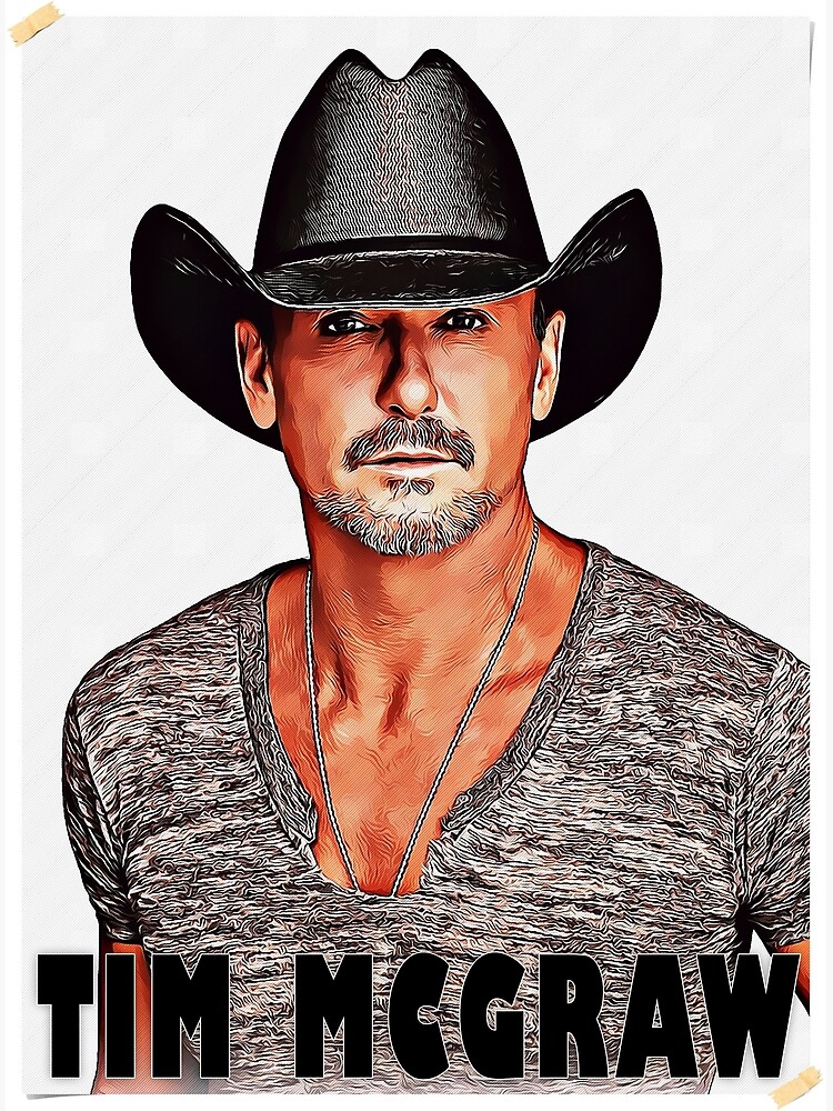 "poster classic tim mcgraw 2022" Photographic Print by zangrouxy