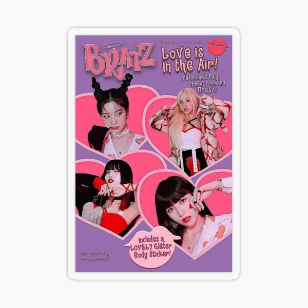 Nayeon, Chaeyoung, Sana and Dahyun bratz aesthetic  Sticker for Sale by  gminforever5