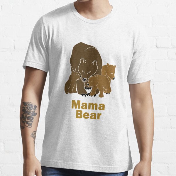 Mama Bear Two Rainbow Cubs Tshirt proud protective parent of lgbt