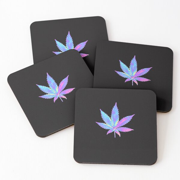 Item preview, Holographic Weed Sticker designed and sold by HyeonCheon.