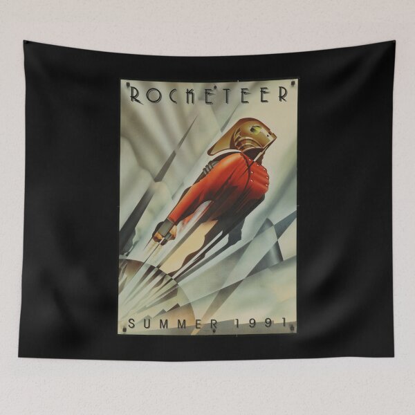 Item preview, Rocketeer Movie Poster Shirt - Art Deco Classic . designed and sold by watsonritua.