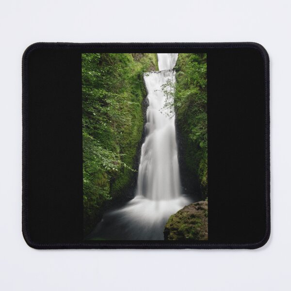 Item preview, Rocks Covered With Green Moss Near Waterfalls Canvas Print designed and sold by watsonritua.
