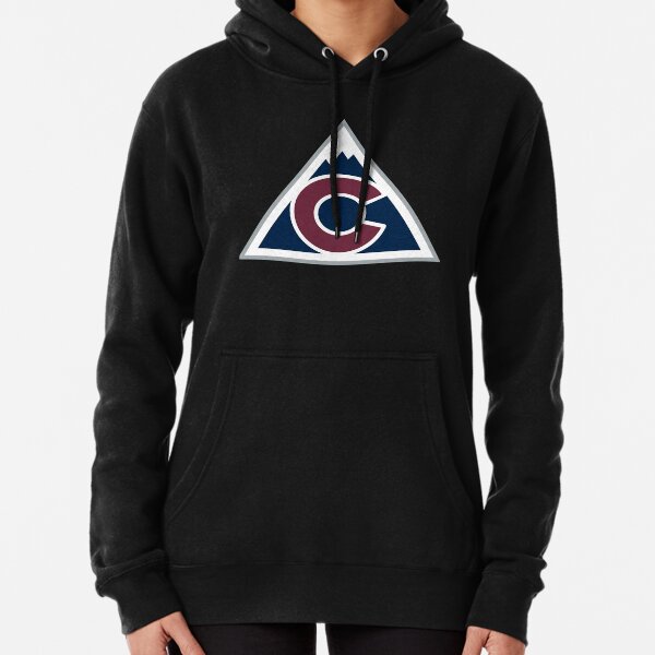 Antigua Colorado Avalanche Grey Axe Bunker Long Sleeve Hoodie, Grey, 86% Cotton / 11% Polyester / 3% SPANDEX, Size L, Rally House