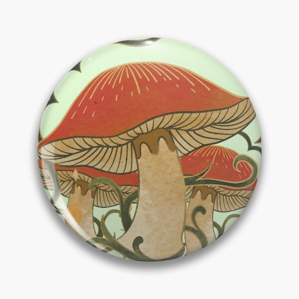 Item preview, Vintage merry mushroom - vintage mushroom designed and sold by Hoetoons.