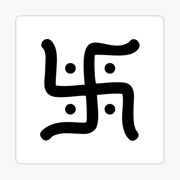 hindu swastika symbol Sticker