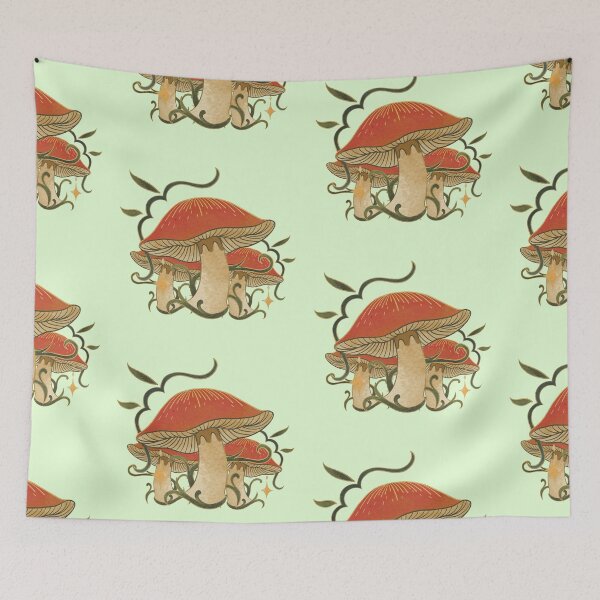 Item preview, Vintage merry mushroom - vintage mushroom designed and sold by Hoetoons.