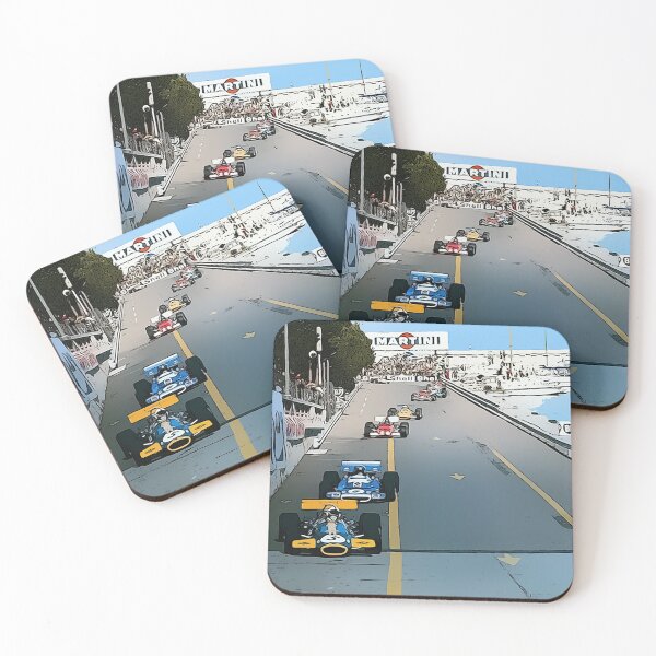 Artikelvorschau, Formula One Racing at Monaco Poster – Classic F1 Monaco GP entworfen und verkauft von Road To Track.
