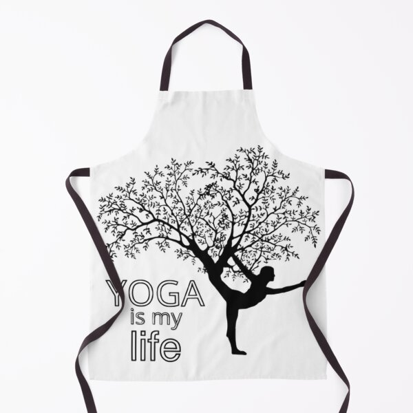 Item preview, YOGA IS MY LIFE CUTE YOGA TREE ART designed and sold by mystylecorner.
