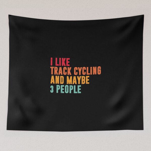 Item preview, I Like Track Cycling And Maybe 3 Other People Track Cycling Lover Sticker designed and sold by lambstout2.