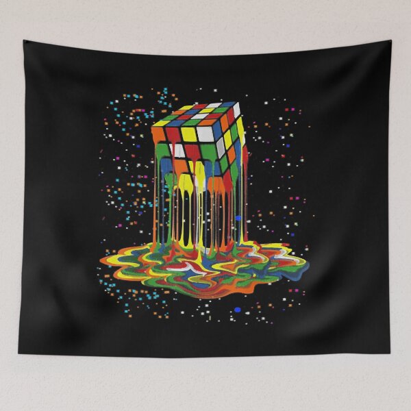 Item preview, awesome graphic melting rubik rubix rubics cube designed and sold by NicoleIdelisa.