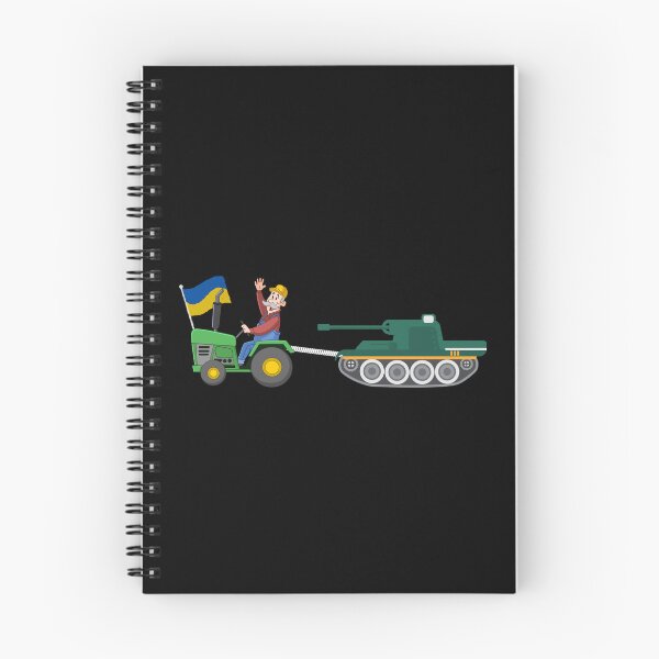 Item preview, Ukrainian Farmer Tractor Steals Russian Tank Funny Meme designed and sold by Dip-Art.