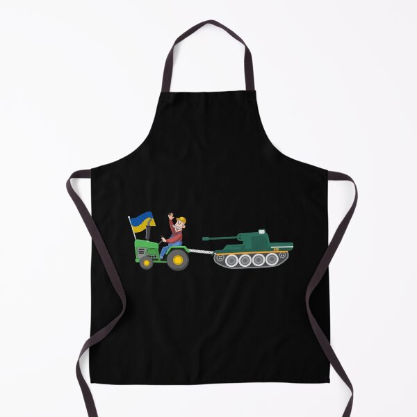 Item preview, Ukrainian Farmer Tractor Steals Russian Tank Funny Meme designed and sold by Dip-Art.