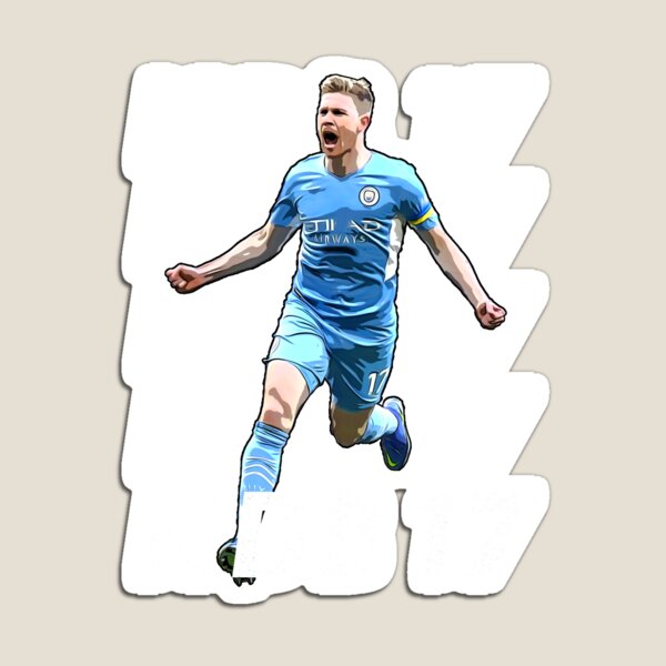 Kevin De Bruyne 2020/21 Jersey Magnet for Sale by slawisa