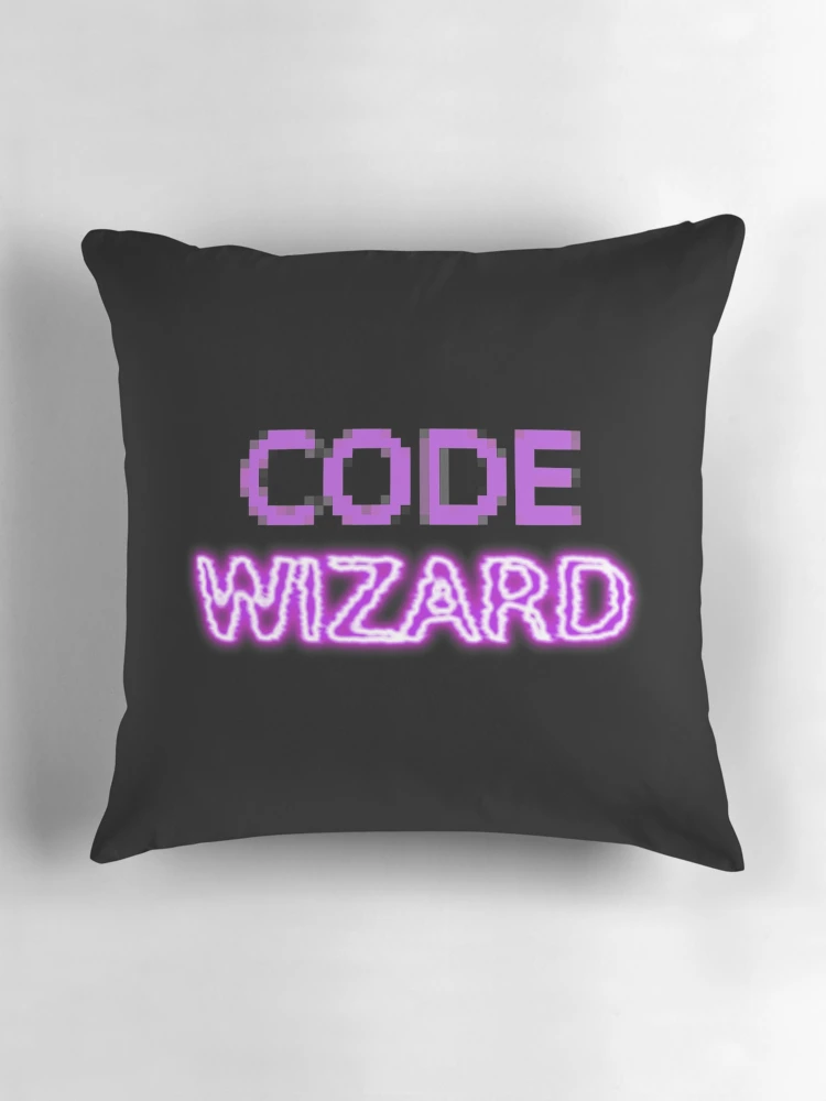 Thumbnail 3 of 4, Pillow, Code wizard designed and sold by findingNull.
