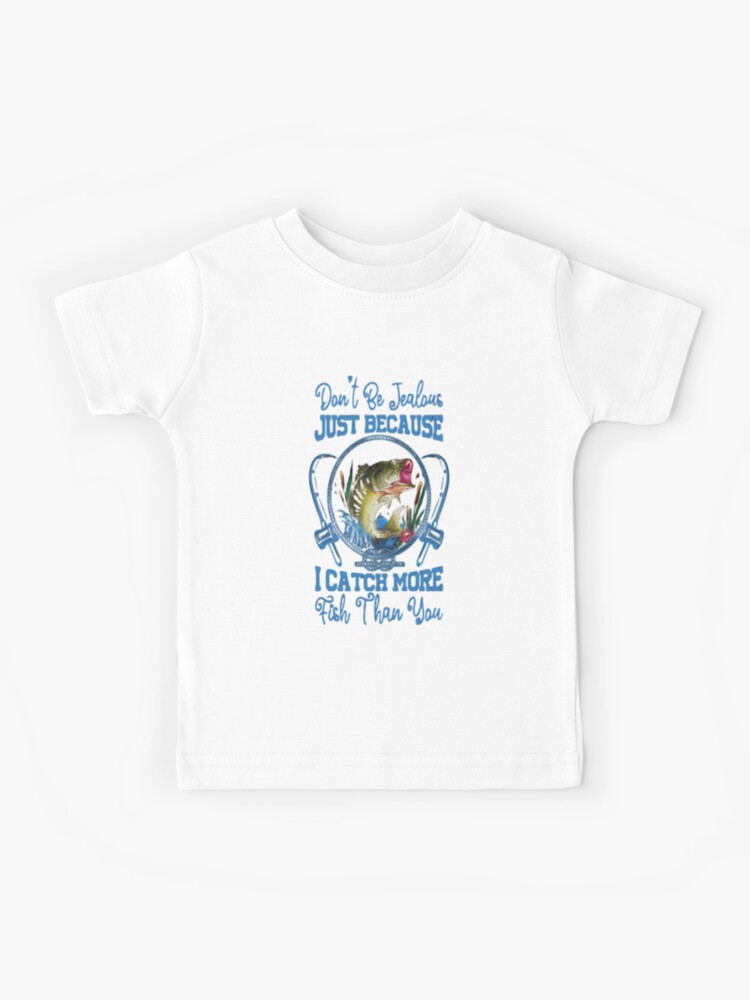 Funny Fishing Shirt with slogan Kids' T-Shirt