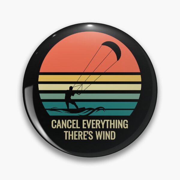 Item preview, Funny Kiteboarding Cancel Everything There's Wind designed and sold by EstelleStar.