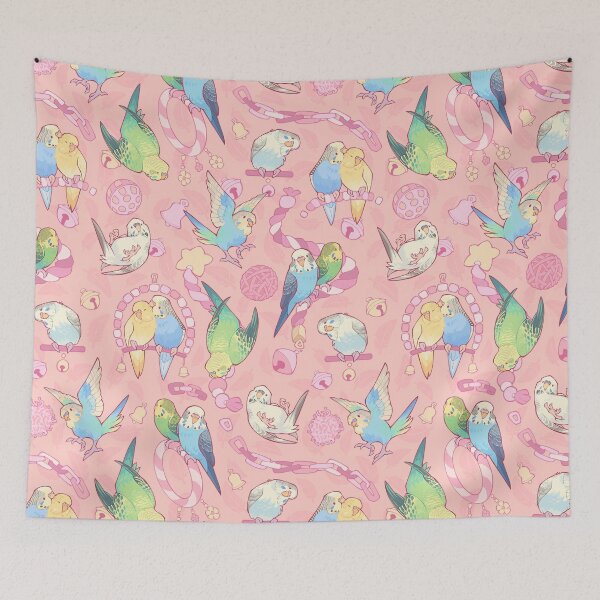Item preview, Budgie bunch cotton candy flavored designed and sold by Colordrilos.