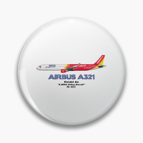 Item preview, Airbus A321 - VietJet Air 9,000th Airbus Aircraft  designed and sold by anh6903.