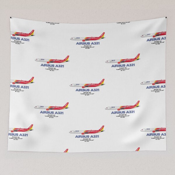 Item preview, Airbus A321 - VietJet Air 9,000th Airbus Aircraft  designed and sold by anh6903.
