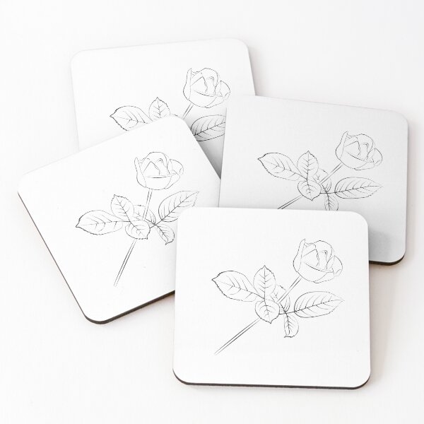 Item preview, Rouse Flower Minimalist Bedroom Design Ideas designed and sold by ProhibitionStickers.
