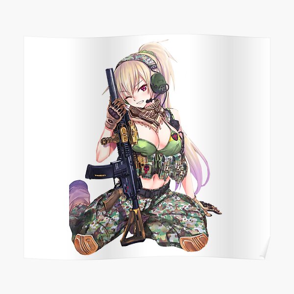 Anime Weapon Girls  Poster