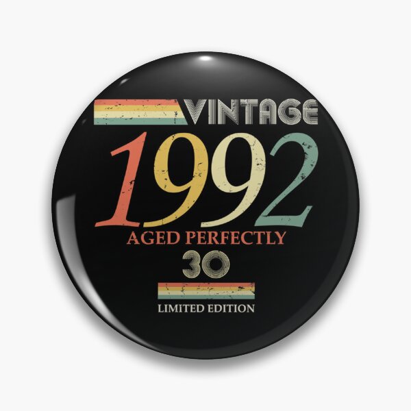 Item preview, Vintage 1992, 30th Birthday Aged Perfectly Gift designed and sold by Brown Fahey.