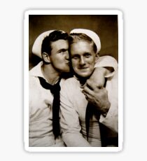 Two Sailors Embrace / 326040 Sticker