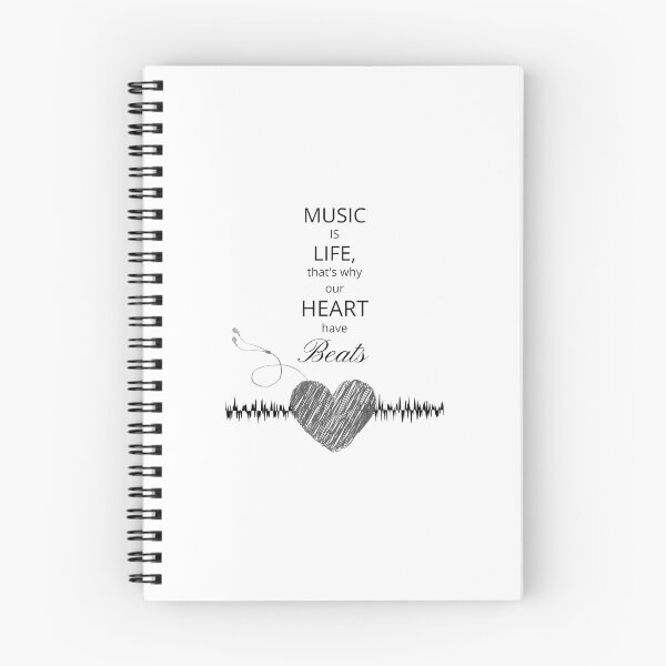 Item preview, MUSIC IS LIFE THATS WHY OUR HEART HAVE BEATS designed and sold by FIRMLYFIXED.